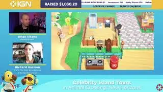richard harmon IGN animal crossing charity stream