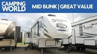 Forest River Sabre 36BHQ 2019 года | Обзор кемпинга Bunkhouse Fifth Wheel: Camping World