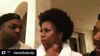 Jenifer Lewis,Brandy Norwood, Todrick hall being silly