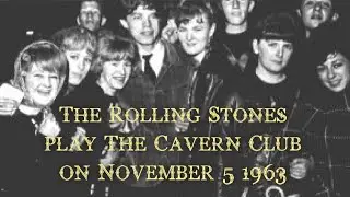 The Rolling Stones play The Cavern Club on November 5, 1963 #fec #rolllingstones 