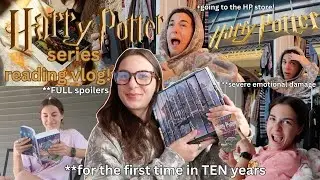 rereading the ENTIRE HARRY POTTER series!⚡️📚🧙&zwj;♀️🐉 FULL SPOILER reading vlog