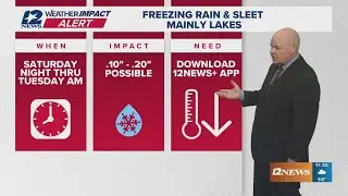 Jeff Gerber discusses a hard freeze, icy conditions headed for Southeast Texas over weekend