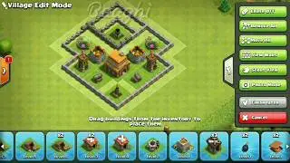 Town Hall - 4 { Th-4 }Best {Hybrid / Trophy} Base {2017} | Clash of Clans