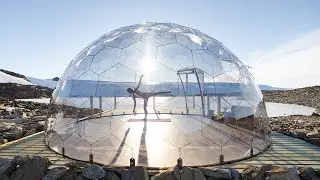 Antarctica's first Yoga Dome
