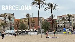 4K - Barcelona, Spain Walking Tour 2022 - Barri Gotic, Rambla, Barceloneta