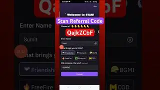 Stan app Referral Code | stan referral code | stan app me referral code kaise dale
