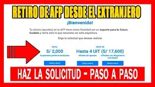 🌞Como RETIRO mi AFP si estoy en el EXTRANJERO 2022 | PROCEDIMIENTO OFICIAL *Tutorial PASO a PASO*