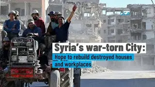 Жители охваченной войной Дарайи возвращаются и восстанавливают свою жизнь и дома в Сирии.