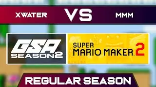 Xwater vs MrMightyMouse | Regular Season | GSA SMM2 Endless Mode Speedrun League DB Season 2