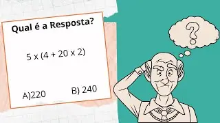 Como resolver uma express&atilde;o num&eacute;rica [Prof. Dos Anjos]