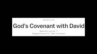 God's Covenant with David - John Piper Classics MP3 to Video