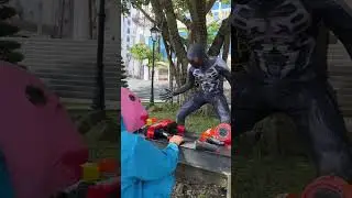 FLIFE HERO Battle Nerf Gun vs BAD GUY #flifehero #funny #badguy #shorts