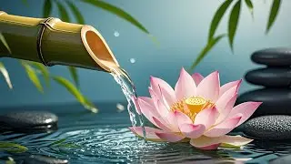 Deep Sleep Relaxing Music 🌿 Bamboo Water Sounds, Nature Ambience for Stress Relief and Calm Mind#