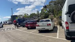 R34 JOINS A CONVOY OF SKYLINE's/GTR's!! - Skylines Australia Cruise