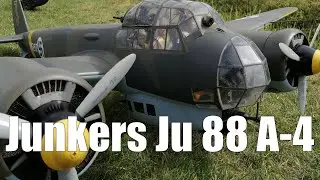 Junkers Ju 88 A-4 Bomber 1:10 RC Scale Model - Finnish Air Force - flown by Ilkka Klemetti