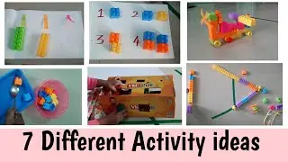 7 different building block activity ideas for kindergarten | Activity For kids at home