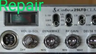 Cobra 29 LTD CB radio repair off frequency, cold solder joint #cbradio #cbradiorepair #cobra29ltd