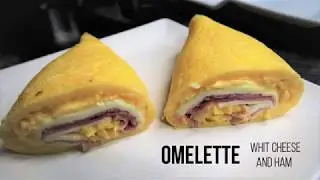 Omelette with Cheese and Ham! 🧀 🥚