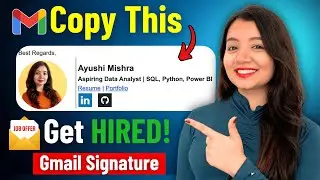 Add This Gmail Signature In Your Next Data Analyst Job Application & Get 10X More Interview Calls