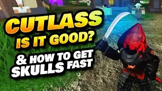 Cutlass Sword Review + How to Get Skulls Fast in Roblox Islands