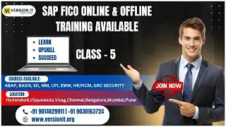 Class 5 | Best SAP FICO Training Online & Offline Classes Available | Call: 9014629911