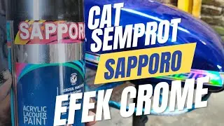 cat seprot sapporo chrome untuk dasaran candy tone #sapporoultimate #chrome #catmotor
