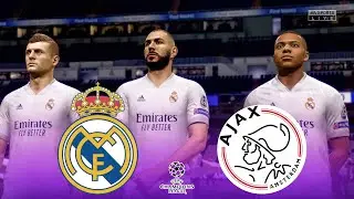 FIFA 21 - Real Madrid vs Ajax Feat. Kylian Mbapp&eacute;, | UEFA Champions League | Full match & Gameplay