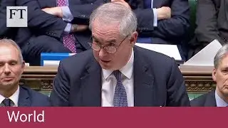 UK attorney-general urges MPs to back Brexit agreement