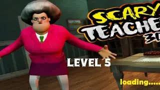Scary teacher 3d Level 5😱HELP🔴#viral #popular #trending #video #scaryteacher3d #fypシ 