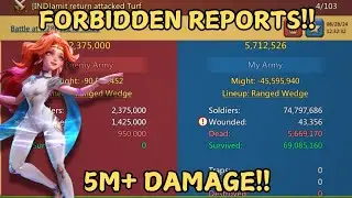 Rally trap taking rally on Hunting gear !! | Lords mobile - Rally trap  || Insane damage