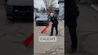 Police officer almost TRAPPED #shorts