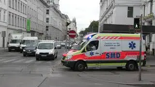 (Berufsrettung-Tonfolge) RTW des SMD Wien