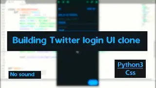 building twitter UI  clone with python and CSS | pyqt5 tutorial
