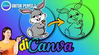 Cara Ubah Gambar Berwarna Jadi Hitam Putih di Canva | Cocok untuk Lembar Mewarnai Anak. 