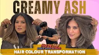 Creamy Ash Hair Color | Professional Coloring Method Explained