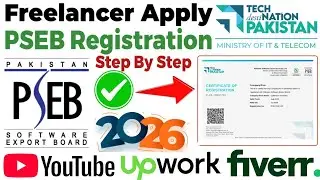 Pseb registration | how to apply as a freelancer pseb registration | pser register as a YouTuber