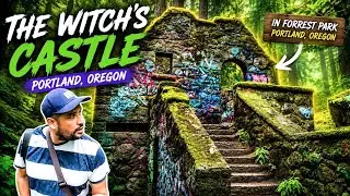 Lower Macleay Trail up to the Witch&rsquo;s Castle in Lower Macleay Park in Portland, Oregon