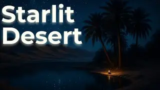 Starlit Desert Oasis Sleep Story 🌵 Stars, Silence & Soothing Stillness