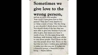 Psychology in quotes: Sometimes we give love&hellip;/07.07.22