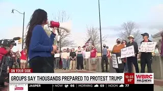 Groups say thousands prepared to protest Trump in Tuscaloosa