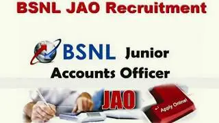 BSNL Recruitment 2017-2018 BSNL JAO JOBS