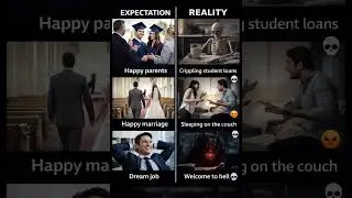 Expectation vs Reality: The American Dream 💀 #shortsfeed #viral #funny #memesdaily #memes #usamemes