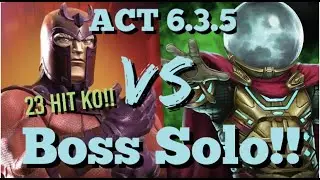 MCOC - ACT 6.3.5 - Magneto VS Mysterio  - Boss Solo!!