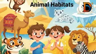 Animal Habitats for Kids | Fun Habitat Sorting Activity & Learn About Animals | Dira & Divin