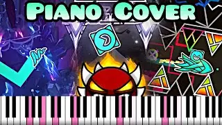 Geometry Dash Piano Cover Playlist | Extreme Demon Edition [4K]