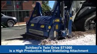 Schibeci ST1000 Stabilizing with Terex PT100-G