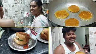 😱😀இன்னும் கூட்டம் குறையலயே? கம்மி ரேட்- ல Homemade BURGER #sivifamilvlogs #sivizone #routinevlog