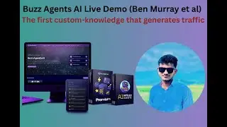 Buzz Agents AI live Demo (Ben Murray et al) ll, Custom-knowledge that generates traffic.