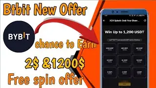 Bybit Hidden Offer 🔥| XCH Splash Spin Offer | Claim Free 2$-60$ Instant | Bybit Daily Spin Offer