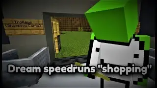 Minecraft Dream Speedruns Shopping #short #shorts #speedrun #dream #mcyt #minecraft